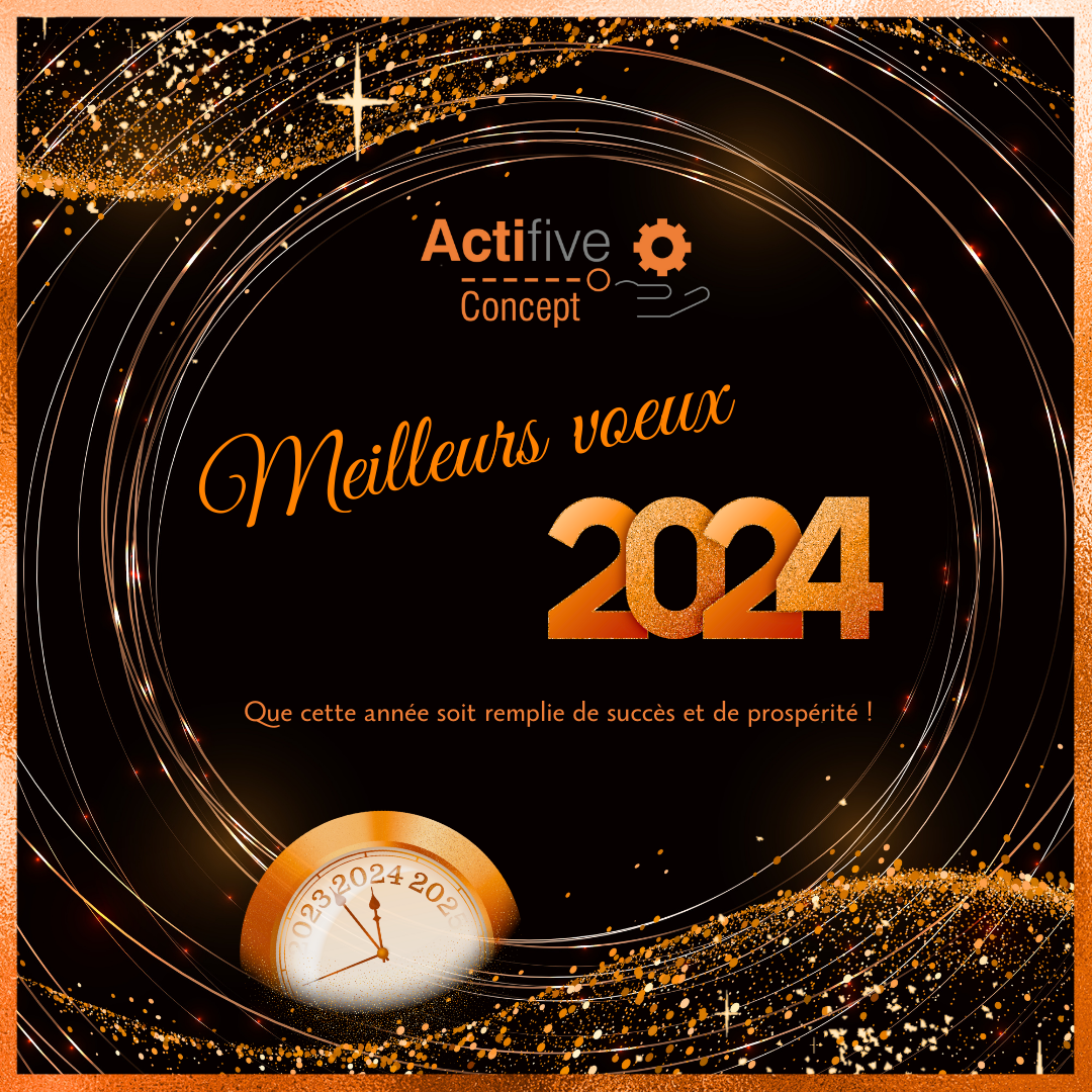 Meilleurs voeux 2024 - Actifive Concept
