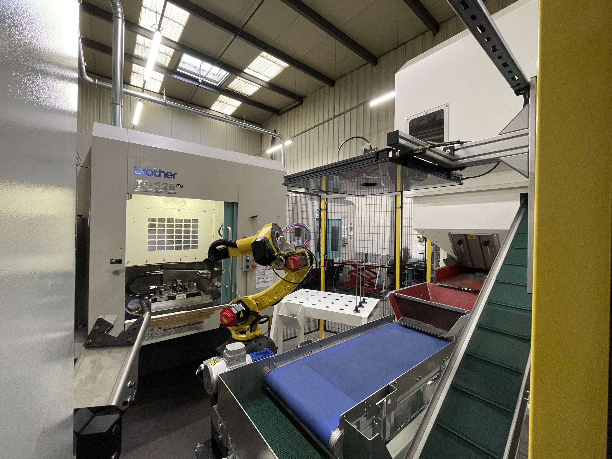 Cellule robotisée Brother Fanuc Actifive Concept