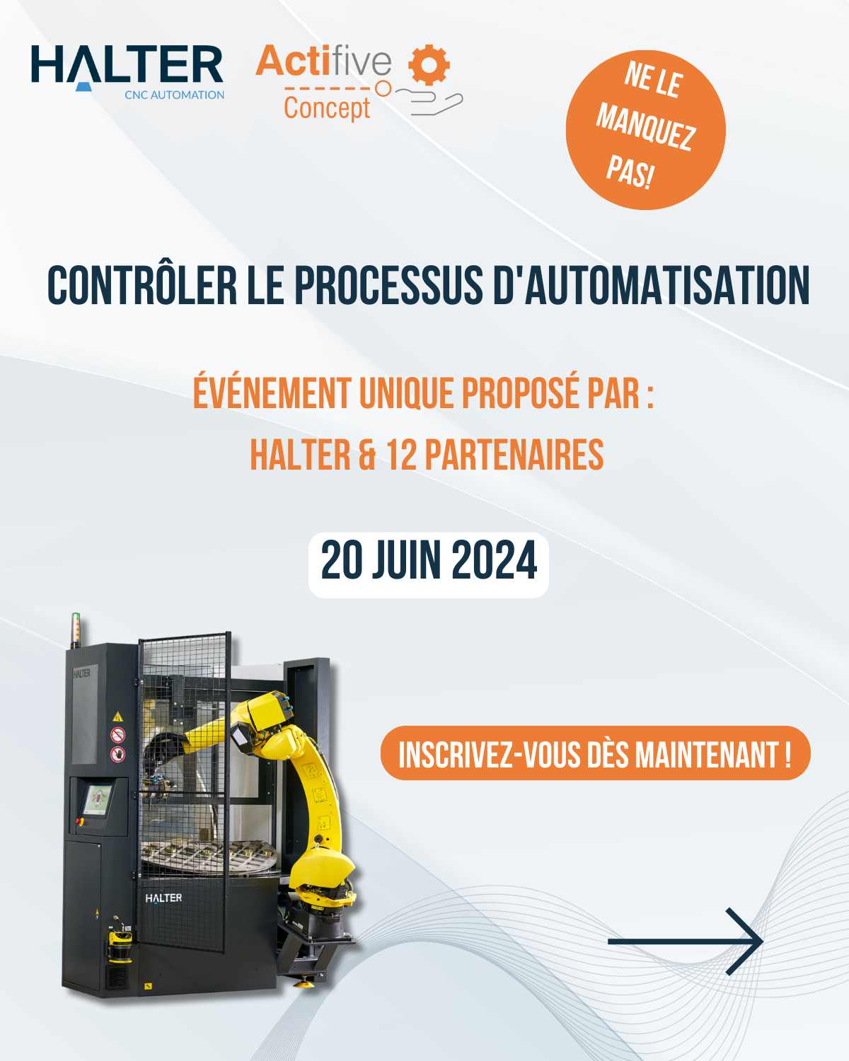 Evenement HALTER 20 JUIN ACTIFIVE CONCEPT