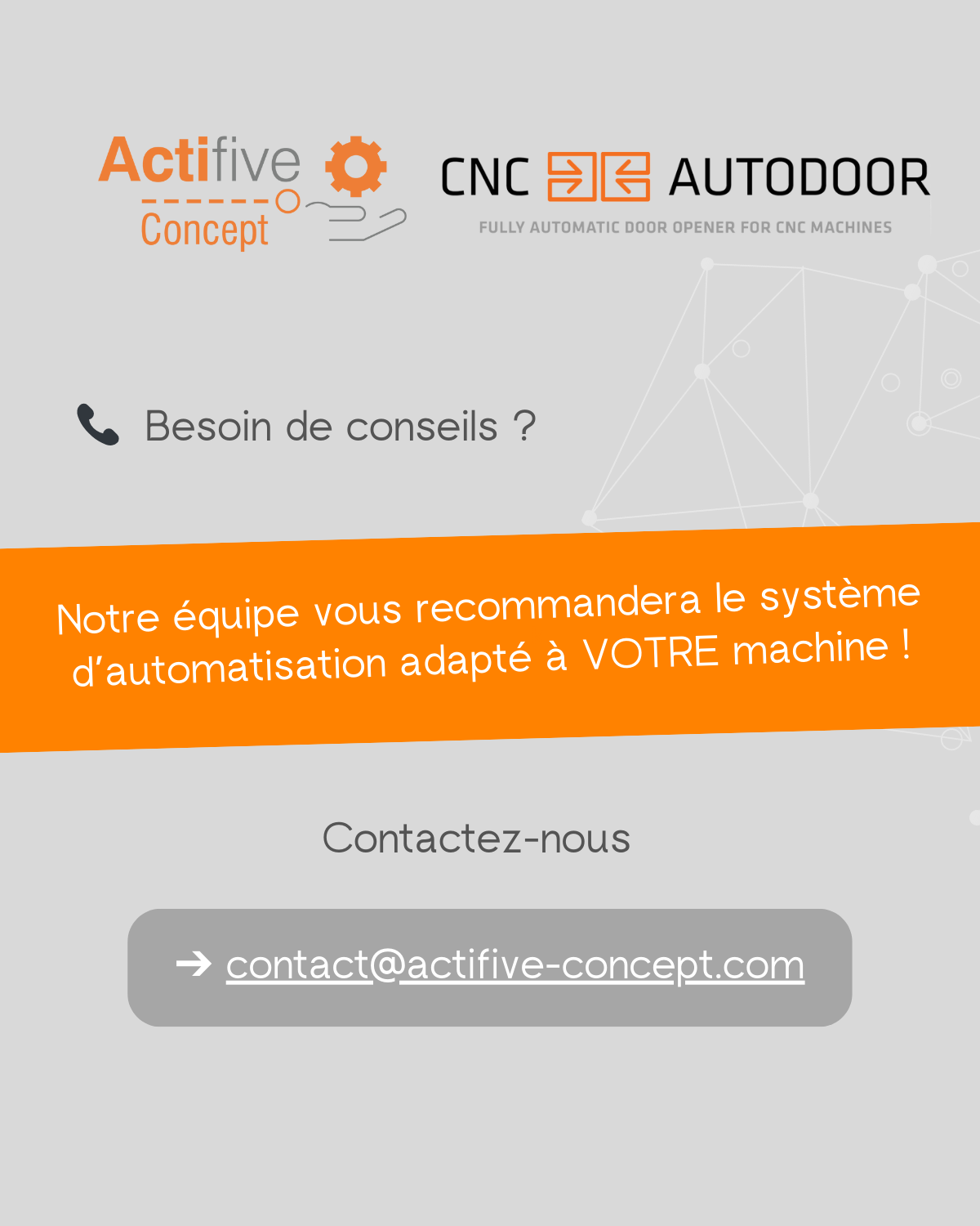 Actifive Concept X Cnc AutoDoo